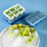Alat Pencetak Es Batu Puding Agar-Agar 6 Kotak dengan Penutup — 2