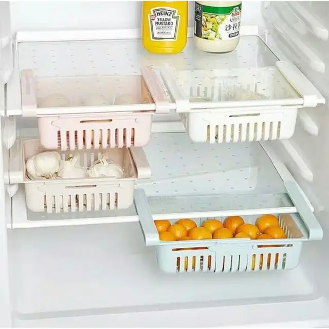 Rak Kulkas Sliding Serbaguna Plastik Minimalis
