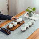 Set Tea Pot Teh Cina Keramik C19 Classic Dengan 6 Cangkir — 4