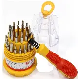 Obeng Set Lengkap Serbaguna Multifungsi Hp Handphone Laptop 31 In 1 — 1