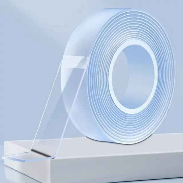 Double Tape Isolasi Nano Magic Anti Air Tranparan Bening 3m