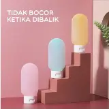 Botol Sabun Shampoo Cair Macaron Mini Travelling Isi 60 ML — 4
