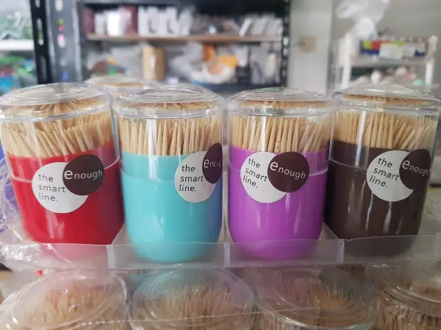 Tusuk Gigi Bambu Dengan Tempat Holder Toothpick Dispenser