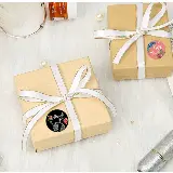 Sticker Thankyou Label Segel Order Packing Motif Karakter 1Roll — 3