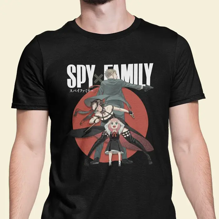 Kaos Anime Dengan Tema The Forgers Dari Spy X Family