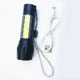 Senter Mini Led Zoom Super Terang Rechargeable Camping Piknik Hiking — 6