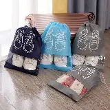 Tas Serut Penyimpanan Sepatu dan Sendal Kantong Sepatu Tali Serut — 2