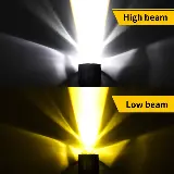 Lampu LED Laser D2 H4 High Low 20 Watt 9V-24V Aluminium Full 3000LM — 5