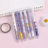 Set Pulpen Ballpoint Gel Mekanik Lucu Karakter Isi 6 Pcs — 4