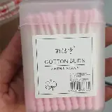 Cotton Bud Kayu Korek Kuping Kapas 2 Sisi Warna Warni 100 Pcs — 1