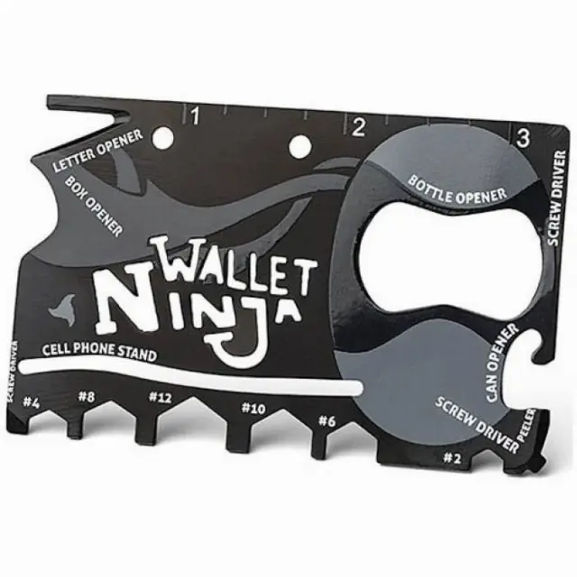 Survival Wallet Ninja 18in1 Alat Multifungsi yang Praktis dan Efisien