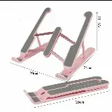 Laptop Stand Lipat Holder Anti-slip Anti-geser Portable — 6