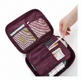Tas Kosmetik Multifungsi Kosmetik Pouch Tas Make Up Multi Pouch Travel — 8