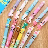 Pulpen Ballpoint Cetek 10 Warna Warni Murah Karakter Lucu Kartun — 4