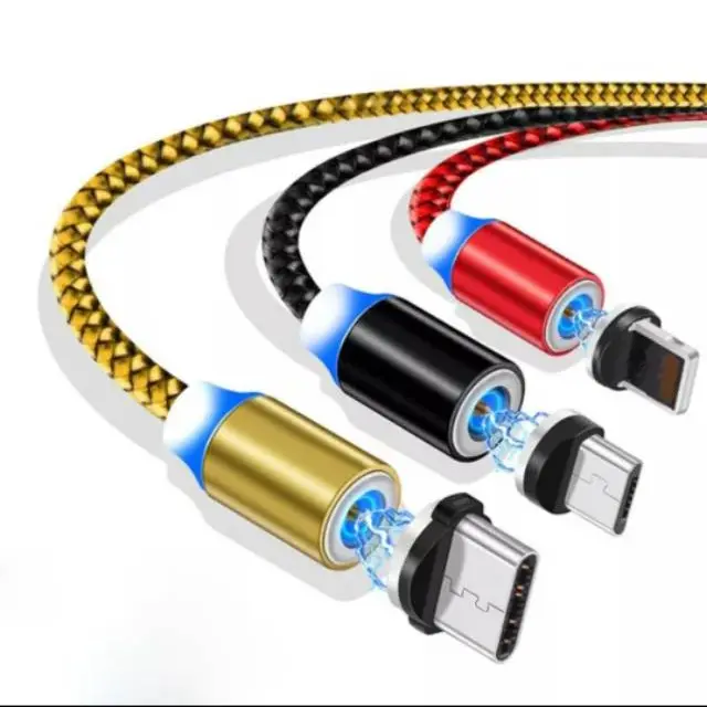 Kabel Casan Magnet Micro USB Type C iPhone 1 Meter