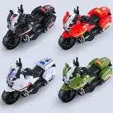 Mainan Die Cast Motor Tarik Polisi Pemadam Anak Laki-laki Warna Warni — 8