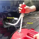 Pompa Tangan Sedot Air Minyak Bensin Aquarium Manual — 1