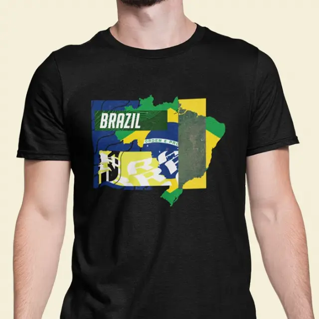 Baju Kaos T Shirt Bola Timnas Brazil Tim Nasional Brasil