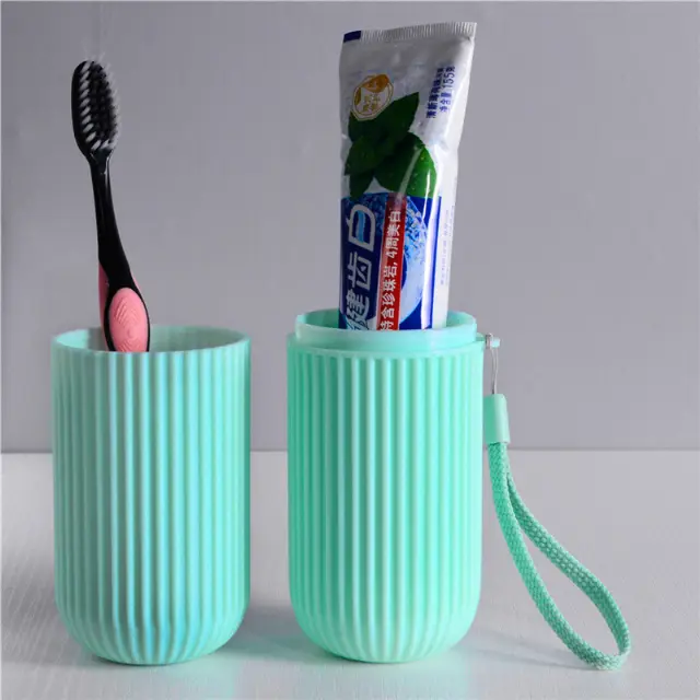 Tempat Sikat Gigi Travel Set Toothbrush Case Pastel Portable