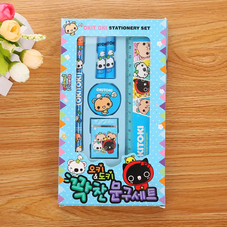 Kado Hadiah Set Alat Tulis Motif Murah Lucu Untuk Anak SD TK