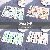 Tatakan Piring Makan Alas Piring Makan Anti Panas Alas PVC Motif Unik — 7