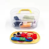 Sewing Kit Set Alat Jahit Kotak Box Alat Menjahit Benang Jarum Meteran — 5