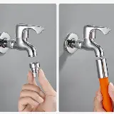 Sambungan Ekstensi Kran Air Cuci Piring Wastafel Fleksibel 20 Cm — 5
