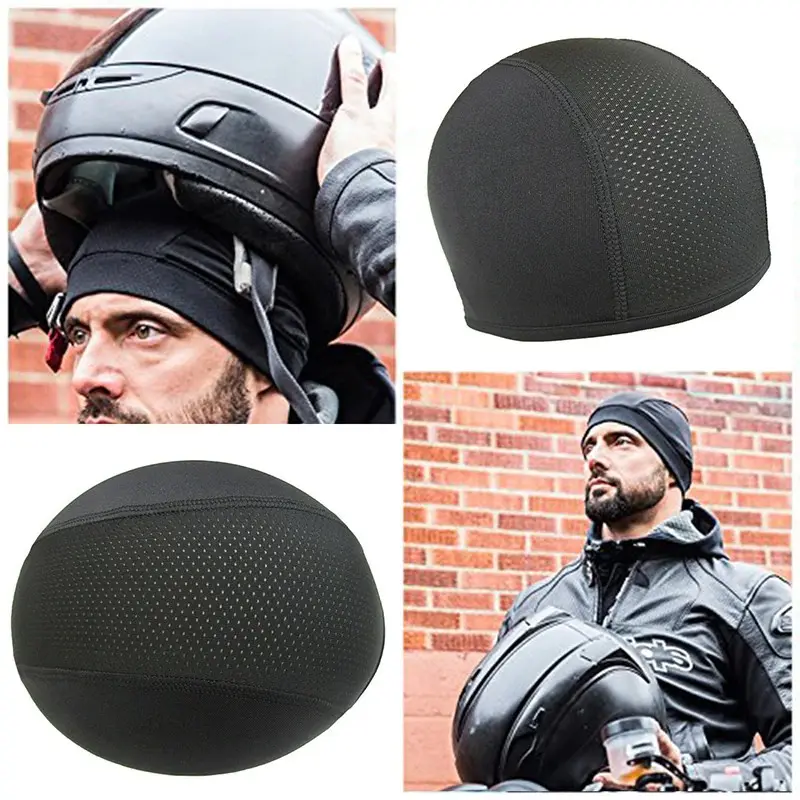 Topi Inner Cap Skull Cap Cover Beanie untuk Helm Motor