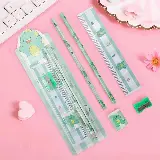 Alat Tulis Set Mini Stationary Set Pensil 5 in 1 Motif Karakter — 9