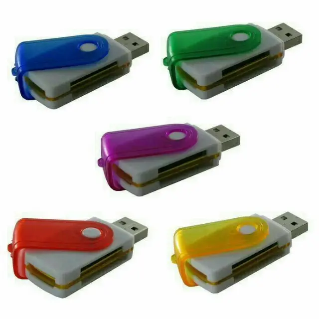 Usb To Card Reader Memory Converter Micro Sd Mmc Mini Sd 4in1