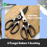 Gunting Dapur Serbaguna Multifungsi Baja Stainless — 2