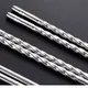 Sumpit Stainless Steel Sus 304 Satu Pasang Polos — 1