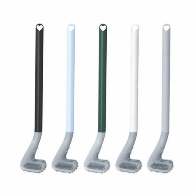 Sikat Toilet Lengkung Sudut Brush Golf Gagang Panjang