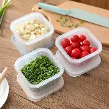 Toples Bulat Tirisan Bawang Sayur Transparan Wadah Serbaguna Dapur — 10