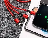 Kabel Roll 3 in 1 Tarik 2.4A Otomatis Fast Charging — 8