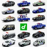Mainan Mobil Mobilan Offroad Balap Truk Molen Polisi Diecast Cars — 10