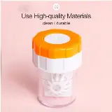 Wadah Alat Pembersih Softlens Manual Rotation Myopia Portable — 7