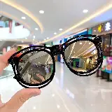 Kacamata Anak Fashion Hitam Kece Kekinian Bulat Sunglasses Black Kids — 1