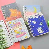 Notebook Ring isi 80 Lembar Motif Karakter Lucu Ukuran A7 — 2