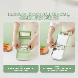 Pemotong Sayuran Manual dengan 7 Pilihan Potongan Stainless Steel — 3