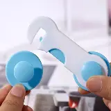 Pengaman Pintu Minimalis Kunci Laci Lemari Kulkas Baby Safety Lock — 9