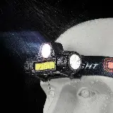 Lampu Senter Kepala Head Lamp Led 2 Mode 90? Waterproof Rechargeable — 2
