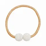 Pengait Cantolan Tali Pengikat Gorden Cantik Kain Magnet Mutiara 1 Pc — 3