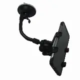 Tempat Hp Phone Handphone Holder Mobil Jepit Soft Tube Tempel Kaca — 1