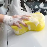 Sponge Busa Cuci Mobil Motor Piring Kuning - Foam Wash Tebal — 2