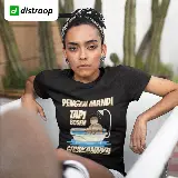 Kaos Lucu/Parodi Distroop - Pengen Mandi Bosen Gerakan — 4