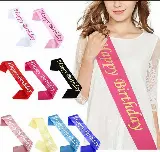 Selempang Sash Ulang Tahun Selendang Happy Birthday — 3