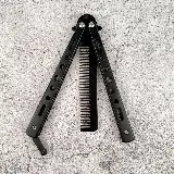 Sisir Besi Lipat Butterfly Balisong Training Trick Benchmade — 8