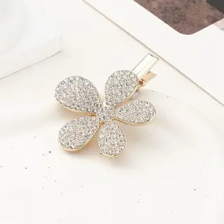 Jepitan Rambut Model Mutiara Crystal Korea Hair Clip