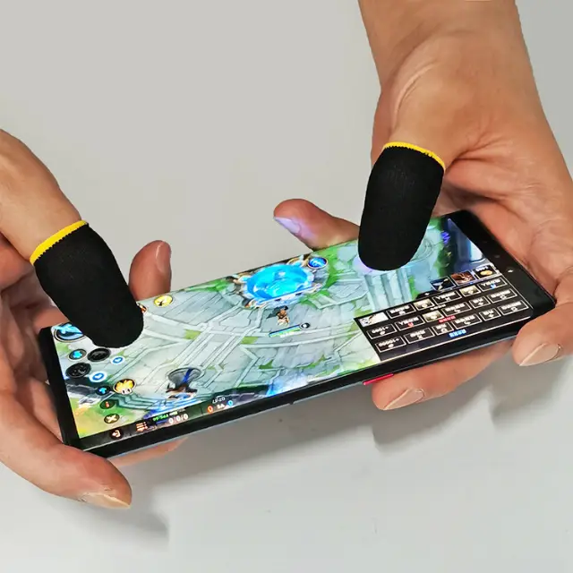 Sarung Tangan Jari Jempol Gaming Sleeves Anti Keringat Pubg Ff Ml